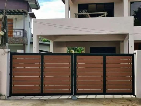 A gate made using WPC Panels (sample 1)
