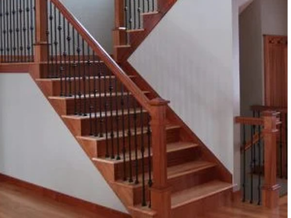 Stairs made with WPC Panels